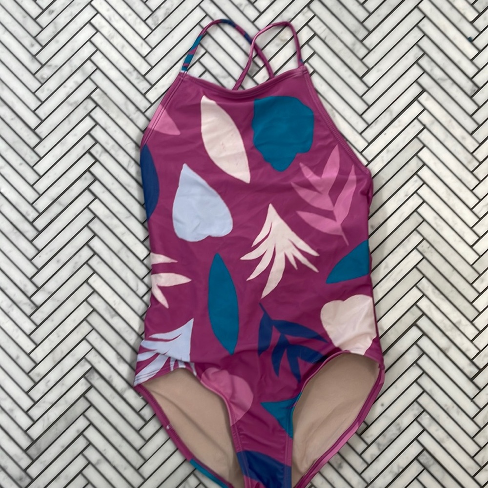 COPY - Modern minimalist bathing suit abstract floral
